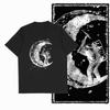 Astronaut Pattern 2025 Mens Womens Plus Size Retro Black Novel Hot Selling Pure Cotton Tshirt