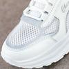 Дышащая папина обувь, женские летние маленькие белые туфли, женская повседневная спортивная обувь с сетчатой ​​поверхностью, большой размер
