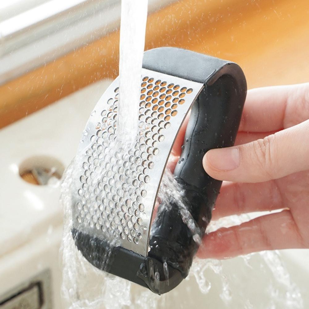 Stainless Steel Garlic Press Crusher Manual Garlic Mincer Chopping Garlic Tool Fruit Vegetable Tools Kitchen Accessories Gadget