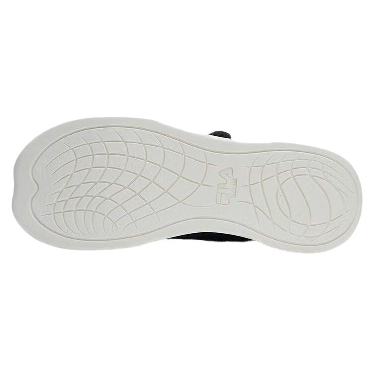 FILA Fusion Curve Versatile Simple Low-Top Canvas Shoes Women sneaker Black White T12W322105FBK