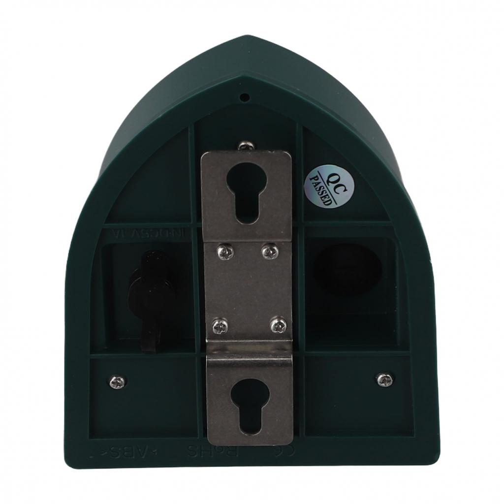 LED Flashing Alarm Outdoor Animal Repeller Solar Motion Sensor Alarm