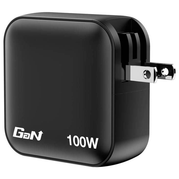 Verbatim Mini GaN Charger Adaptateur De Voyage 100 W 1x USB-A, 3x USB-C® Power Delivery, Power Delivery 3.0, QC 3.0 Noi