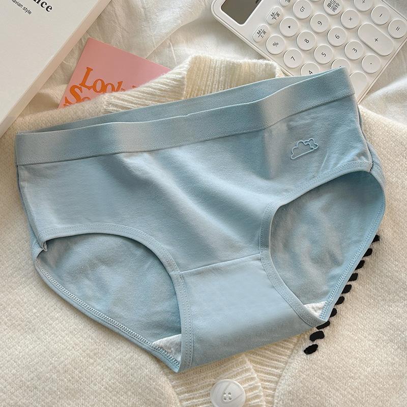 Нижнее белье женское простое однотонное по талии из хлопка