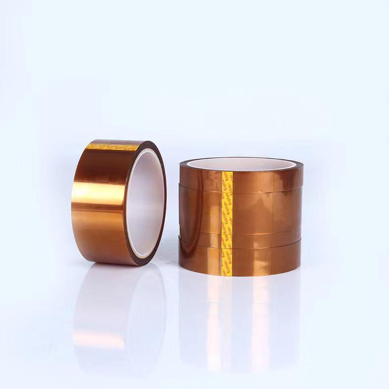 High-Temperature Gold Finger Brown Tape - Lithium Battery Insulation & Anti-static Small Core Tube
