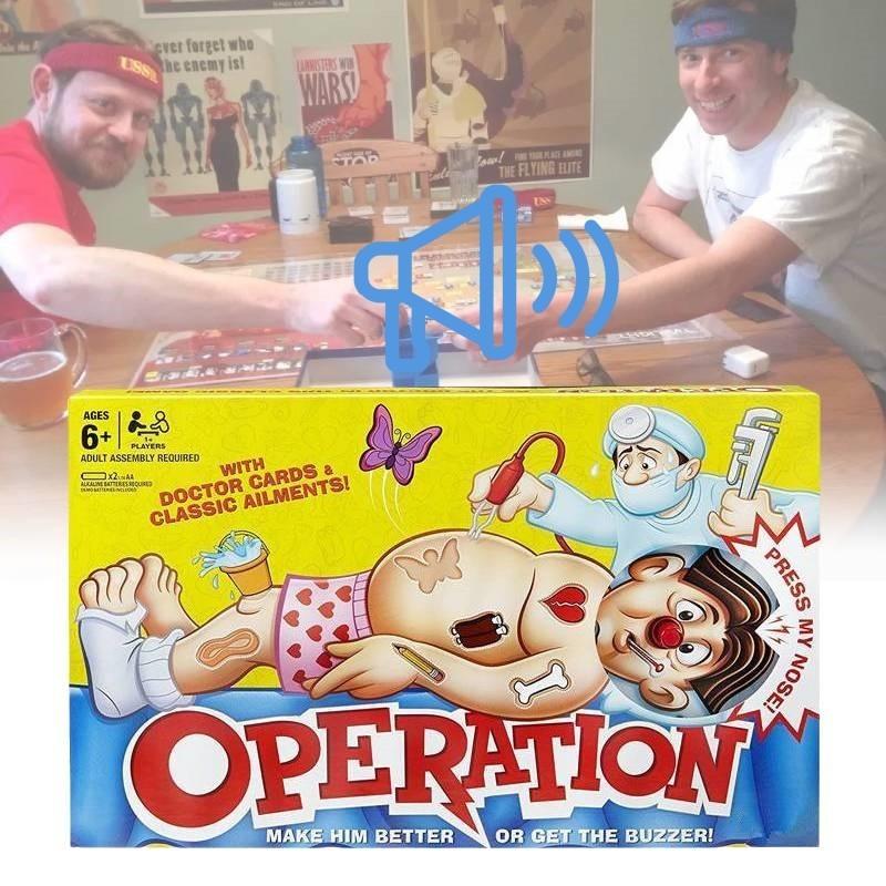 Musical And Sound-activated Operation Game Battery-powered Santa Tabletop Toy