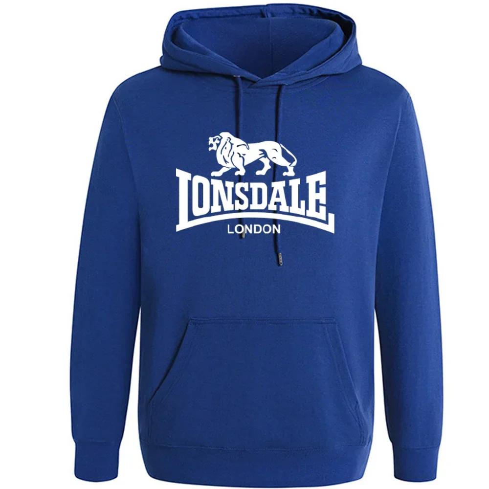 Толстовки с принтом льва для мужчин, повседневные толстовки, хип-хоп уличная одежда, шерстяные свитера, спортивная одежда, новая мода, осень