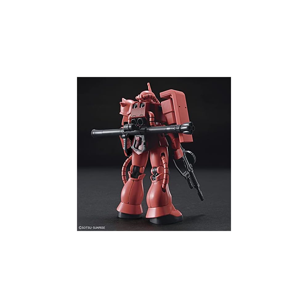 Bandai Spirits HGUC Мобильный доспех Гандам Заку II Чара 1/144 Масштаб Пластиковая модель-конструктор с цветовой кодировкой