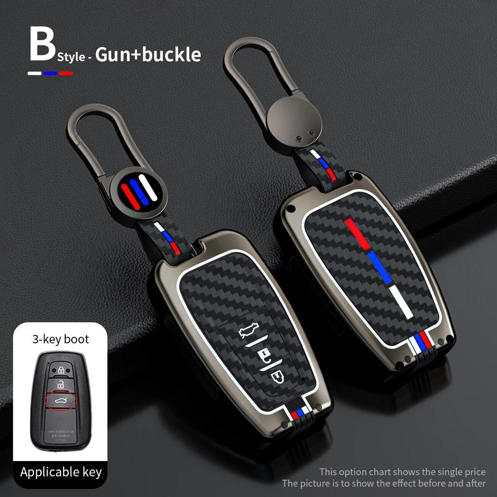 Для Toyota Prius Camry Corolla C-HR CHR RAV4 Prado Izoa Levin Avalon 2018 2019 2020 чехол для автомобильного ключа защитный чехол для ключей