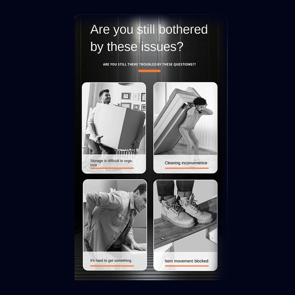 4Pcs Mute Furniture Casters Self Adhesive Universal  Pulley Storage Box Roller  for Storage Box