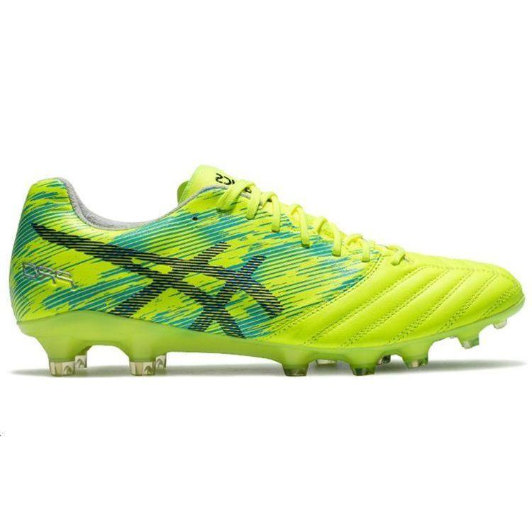 Asics Ds Light X-Fly Pro Круглый носок Шнуровка Ag (Резиновый короткий стержень) Футбольные бутсы Мужские Футбольные бутсы Желто-черные 1101A043-750