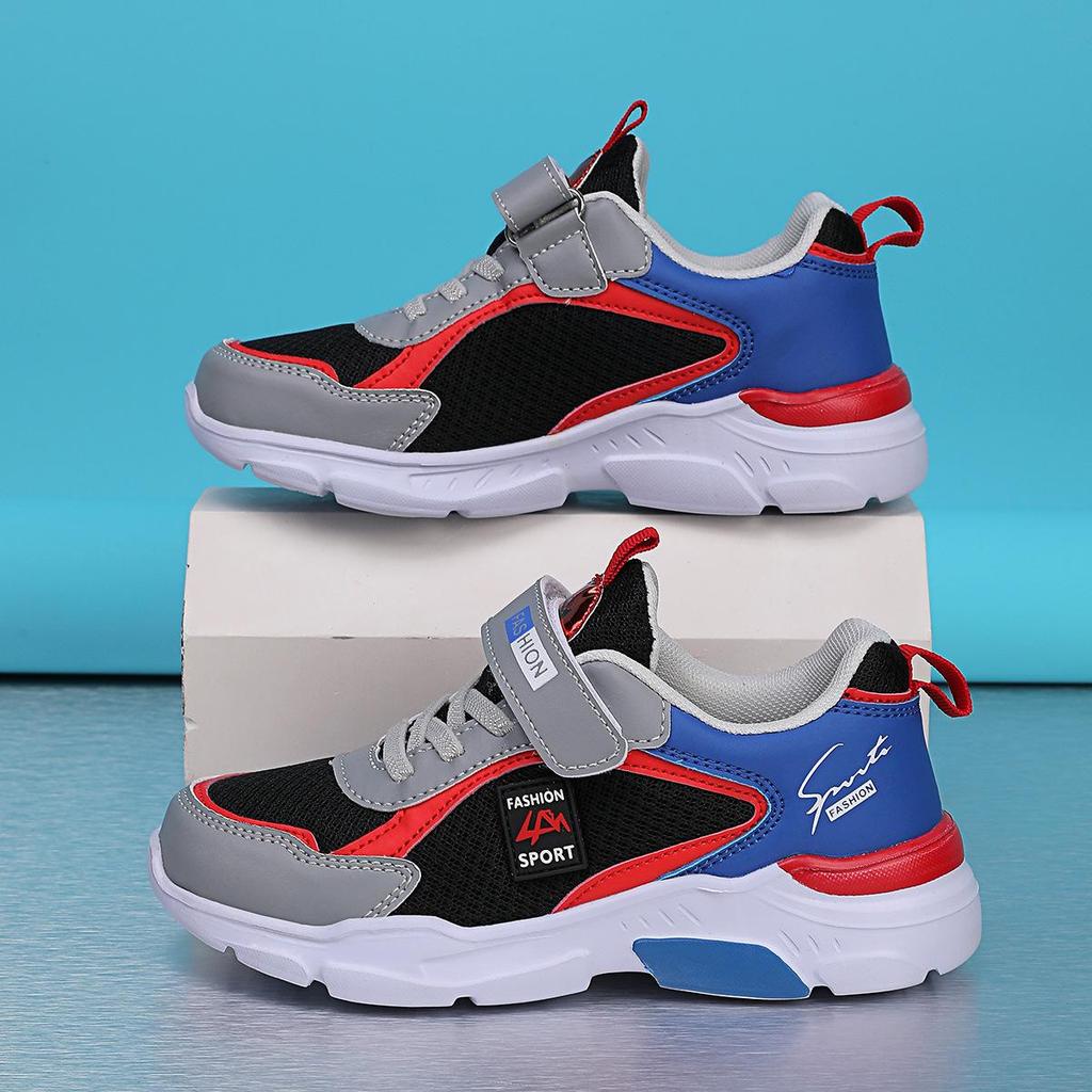 Легкие дышащие спортивные кроссовки для детей на весну и осень с подошвой из ЭВА - Унисекс беговая обувь