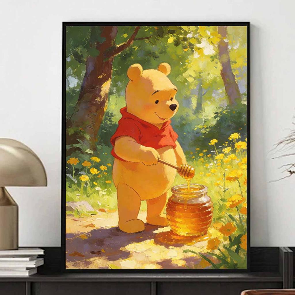Disney Winnie The Pooh Honey Pot Diamond Painting Art Kit Mosaic Handmade Diy Gift Home Decor