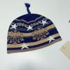 Autumn and winter new retro Fair Island jacquard knitted cold hat women's knitted headgear warm fringed wool hat