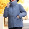 Middle Age Women's Short Down Coats Winter Outerwears Elegant Loose Thick Warm Lady Down Jackets