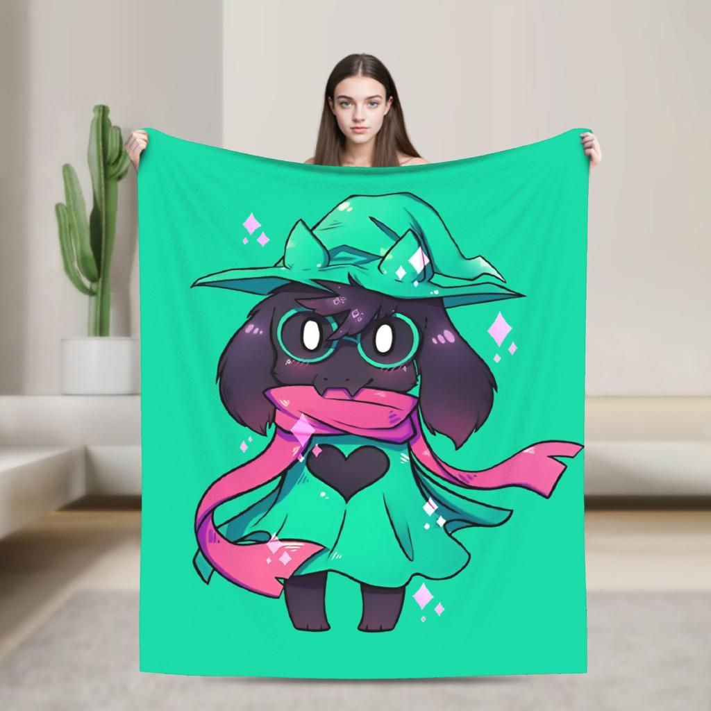 Дельта Руна Крис Deltarune Пледы Шерстяные Новинка Мягкие Пледы для Кровати Дивана Лето