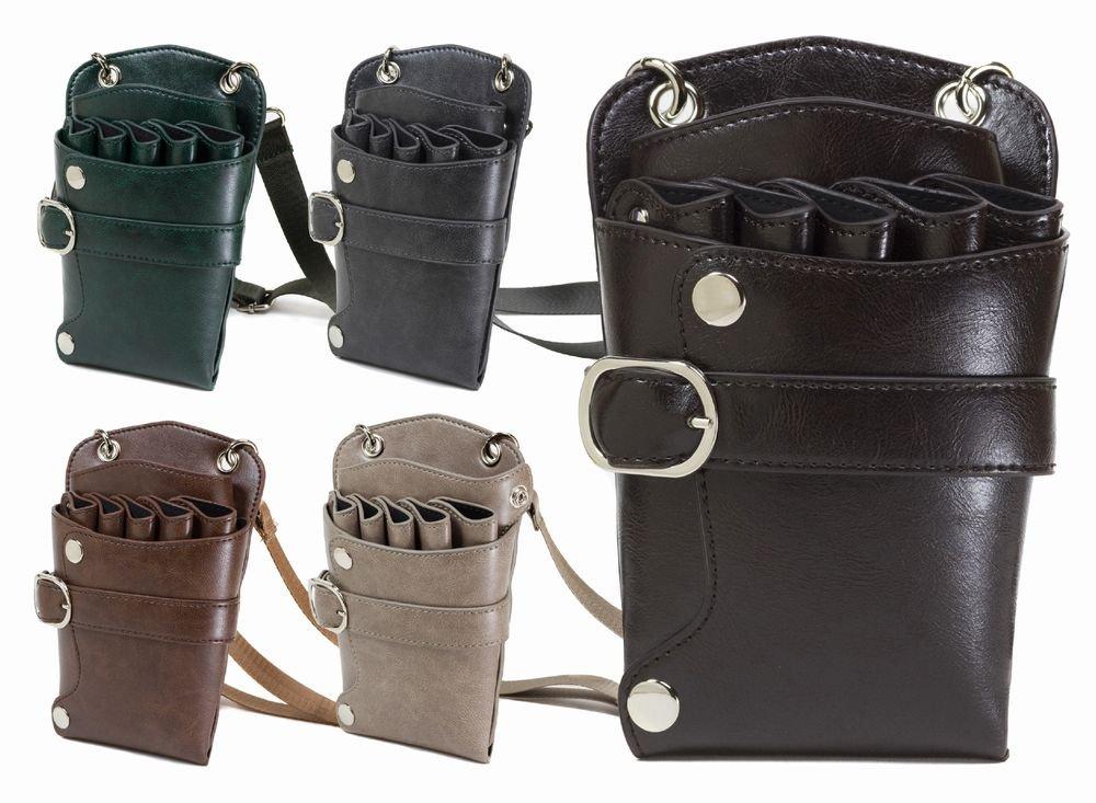 Сумка-чехол для 5 ножниц GOOD LIFE EXPRESS, в упаковке бренда GLE, GLE587, доступна в 5 цветах (Темно-зеленый)