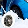 Металлические противоскользящие цепи для автомобильных шин 165-265 мм для зимней безопасности на снегу и против скольжения, с сильным сцеплением, просты в установке, универсальные для внедорожников/s O3C1