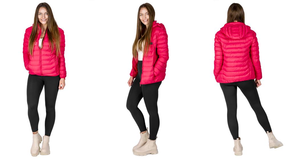USB heated jacket for women and men, plus size, autumn, insulated, long, xxl, red, size S