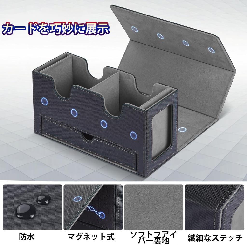 MFDXWCV Deck Case Коробка для хранения коллекционных карточек Футляр для коллекционных карточек Футляр для коллекционных карточек Футляр для хранения ... Большая емкость