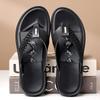 2025 Summer New Light Casual Men's Flip-flops Fashion Black Open-toed Designer Slippers Male Beach Shoes for Man