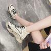 Внутреннее увеличение dad shoes женские осенние и зимние на платформе студенческие спортивные ins бархатные теплые хлопковые туфли