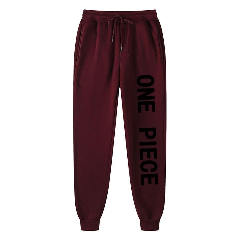 Mens Winter Warm Loose Fit Sweatpants With Letter Print Elastic Cuffed Bottom Casual Sport Pants Teens