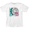 Мужская футболка Blink-182 Самотитульный Альбом Музыка Классическая Группа Концертная Футболка Белая Унисекс Футболка