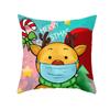 Christmas Pillow Case Cartoon Vent Mask Santa Claus Series Printed Sofa Cushion Pillow Case Home