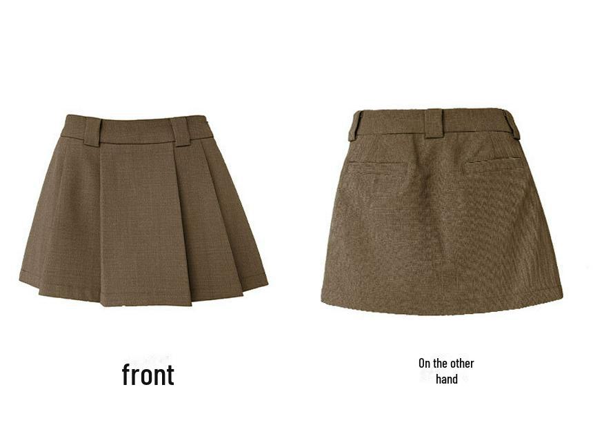 Женский повседневный костюм Luxi High-End в корейском стиле: Комплект из блейзера с манжетами и плиссированной юбки 8719