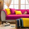 Стеганый толстый плюшевый бархатный чехол для дивана 3 4 сиденья Loveseat L-образный чехол для дивана однотонный ультрамягкий чехол для кресла зеленый теплый