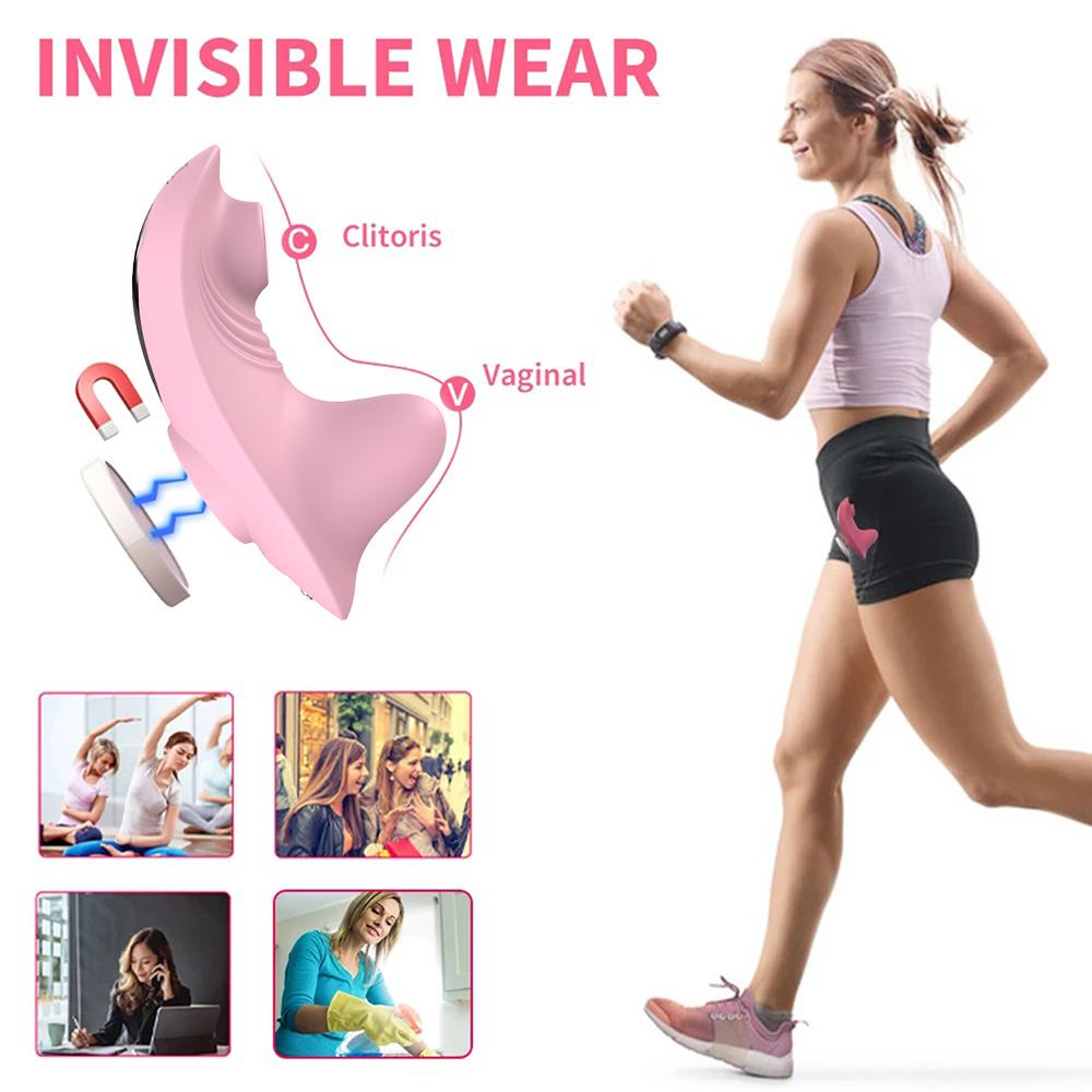 10 Режимов Вибрации Стимулятор Сосков с Вакуумным Всасыванием Клиторальный Массажер Мощный Вибратор для Клитора с Язычком для Женщин Секс-Игрушка 18+