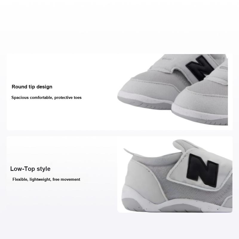 New Balance NB1ST Удобные Легкие Низкие Кроссовки для Ходьбы Детская Обувь Светло-серый NW1STMGR-1