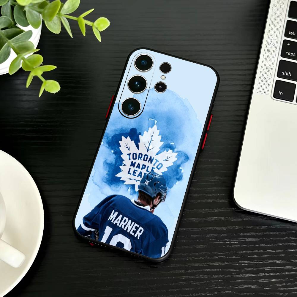 Чехол для телефона с хоккеистом Митчем Марнером для Samsung S26, S25, S24, S23, S22, S30, S21, Ultra, Plus, FE 5G, черный, мягкий