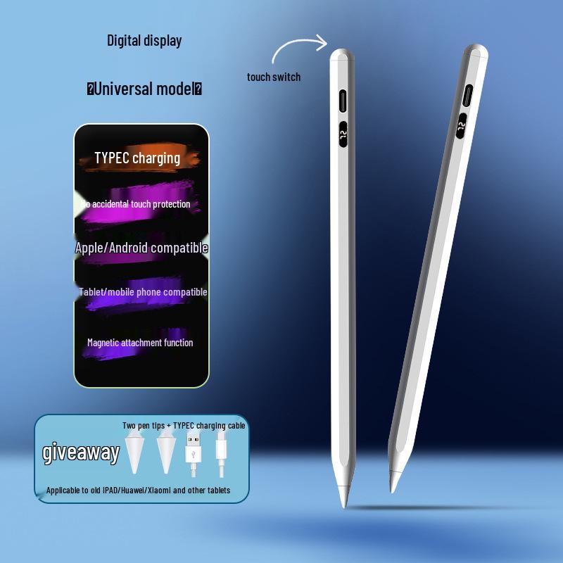 Емкостный стилус для сенсорных экранов iPad, OPPO, Xiaomi, VIVO и Huawei