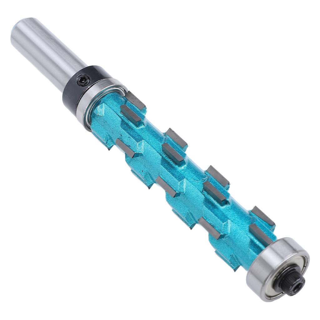 Flush Trim Spiral Router Bit 1/2in Shank 3/4in Cut Diameter Double Bearing Carbide Router Bit for Wo