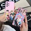Чехол для телефона с аниме-дизайном B-Side от T-Tamon для Samsung Galaxy A13, 21s, 22, 31, 32, 52, 53, 71, 80, A91, Мягкая черная крышка