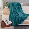 Oversized Simple Solid Color Soft Plush Blanket For Napping Sofa And Use Bedroom
