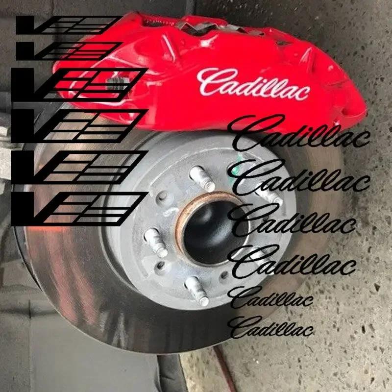 3D Car Caliper Stickers Brake Cover Vinyl Film Body Decals for Cadillac Escalade CTS DTS STS XTS ATS CT5 CT6 XT5 XT6 Accessories