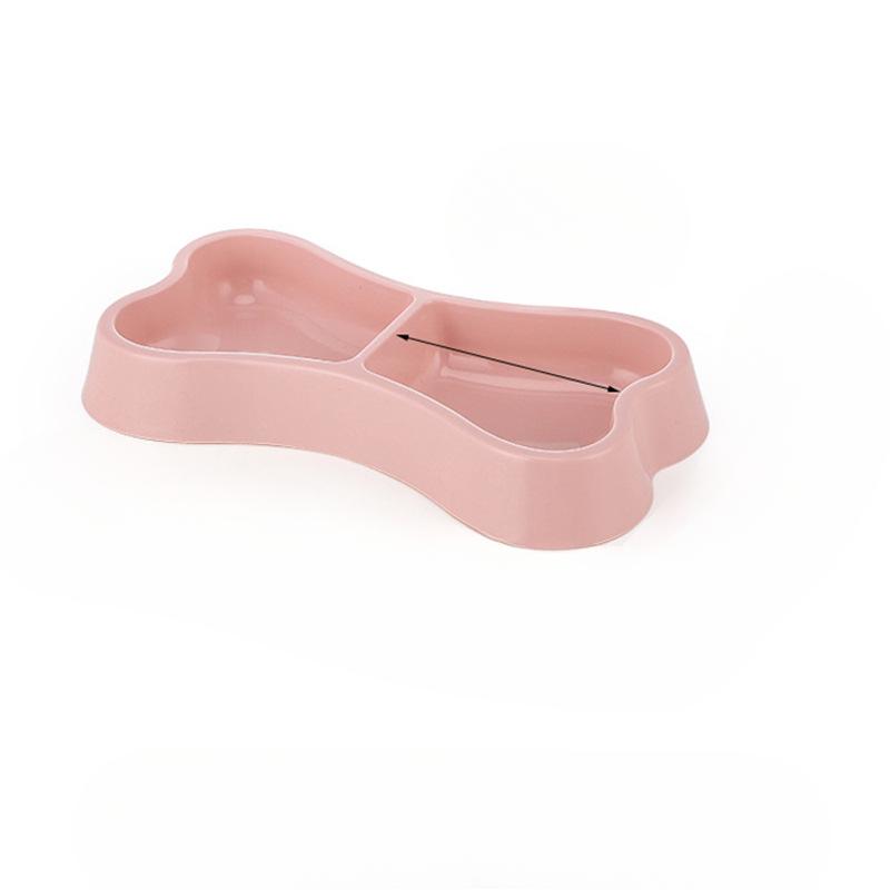 Миска для питомца двойная в форме косточки для собаки Двойная миска для собаки в форме косточки макарон Двойная миска для кошки Миска для питомца Миска для собаки Миска для кошки