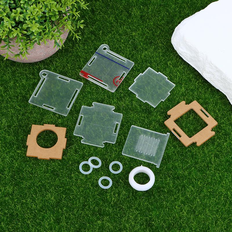 Акриловая зона активности муравьев, гнездо для подключения пробирки, коробка для кормления муравьиной фермы своими руками