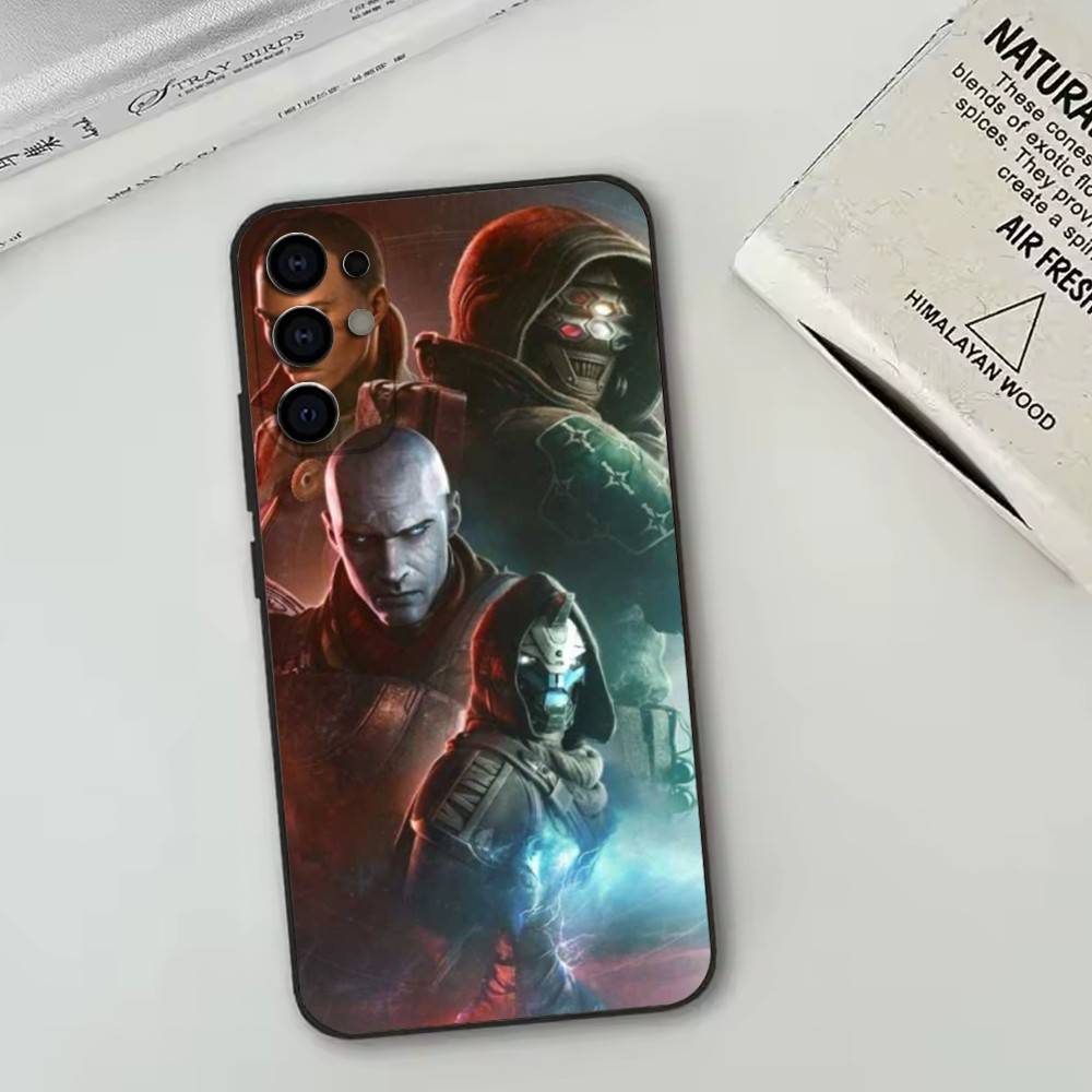 Destiny Phone Case Black Silicone Soft For Samsung S25,S24,S21,S22,S23,S30,Ultra,S20,Plus,Fe,Lite