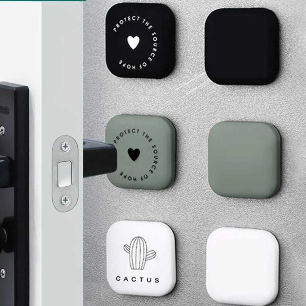 Furniture Door Stopper Self Adhesive Doorstop Practical Door Handle Bumper