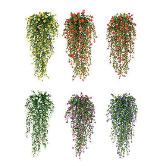 Изготовлены из высококачественного искусственного шелка и пластика, стебли изготовлены из пластиковой железной проволоки, устойчивы к ультрафиолетовому излучению, не выцветают. Эти искусственные цветы не требуют солнечного света.