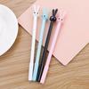 4Pcs Quick-drying Gel Pens Cute Rabbit Design Writing Fluently Ultralight Non-slip Comfortable Grip Ink Pens