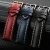 Genuine Cow Leather Strap for Omega X Swatch Moonswatch Stainless Steel Buckle 20mm Moon Watch Retro Men Replace Bracelet Band