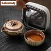 Японский чайный сервиз Kiln Change Love of Butterfly, комплект ретро-чайного сервиза, полный комплект, домашний чайник, сумка для сбора урожая