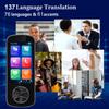 Новый лучший интеллектуальный переводчик с искусственным интеллектом, голосовой мульти-переводчик, 137 языков, портативная аудиоподдержка, 3-дюймовый сенсорный экран, фото, офлайн-запись, перевод