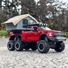 1/24 Ford F150 Raptor Diecast Trucks,  F150 Pickup Truck with Sightseeing Cabin, Pull Back Truck Toys with Light and Sound for Kids Ages 4-8