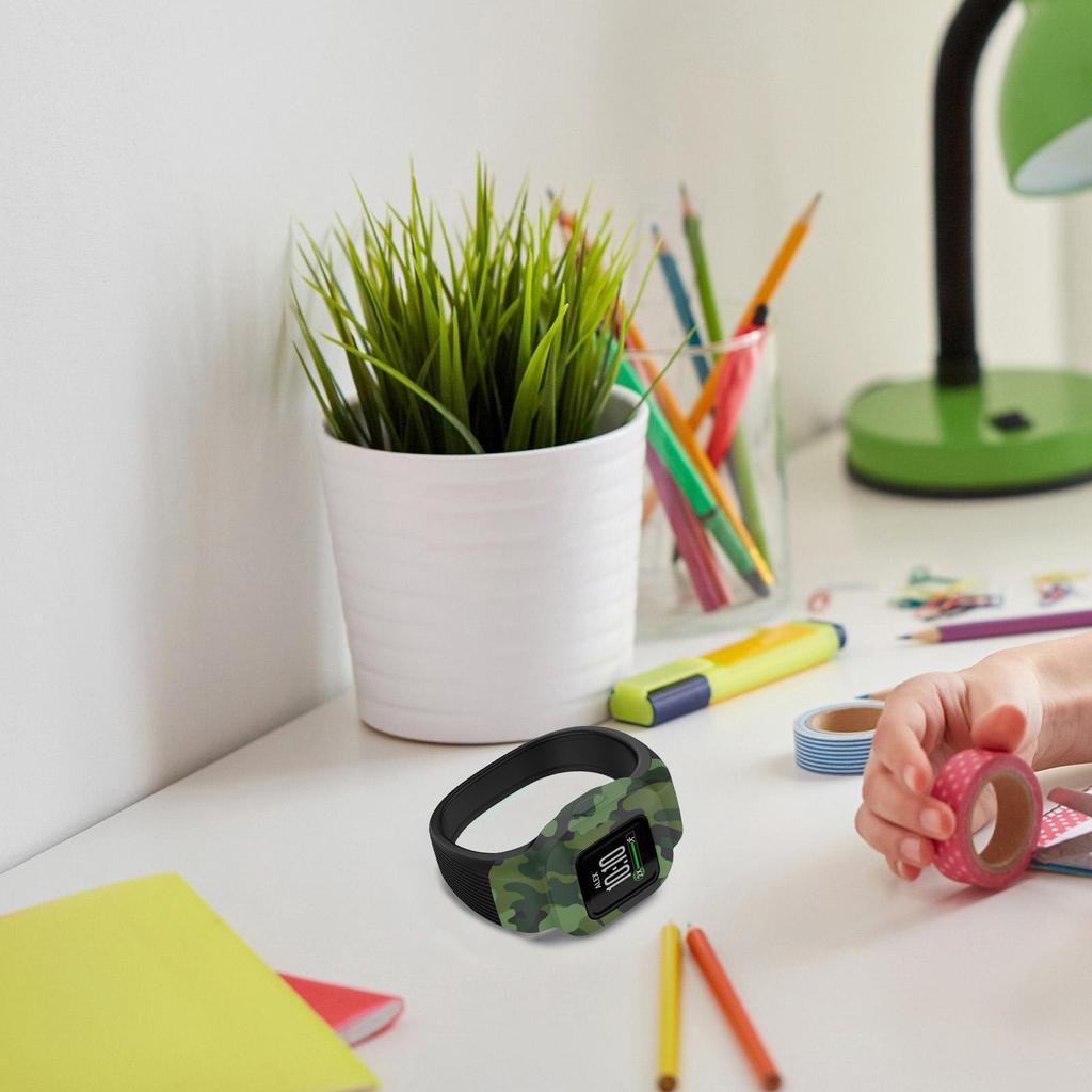 Детский ремешок для часов, ремешок без пряжки, совместимый с Garmin Fit JR3 vivofit jr.3