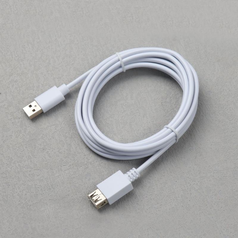300 см USB 2.0 Папа-Мама Удлинительный кабель для зарядки USB-светильников, вентиляторов и камер